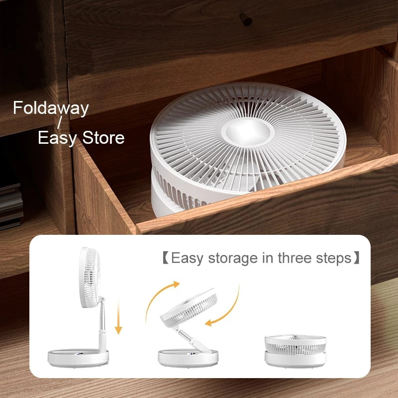 Imported Portable Rechargeable Folding Fan
